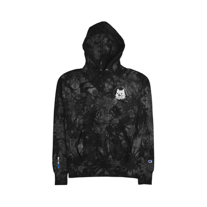 Unisex Tie-Dye Hoodie w/ Embroidered Shoob Shuriken Logo Design