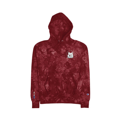 Unisex Tie-Dye Hoodie w/ Embroidered Shoob Shuriken Logo Design