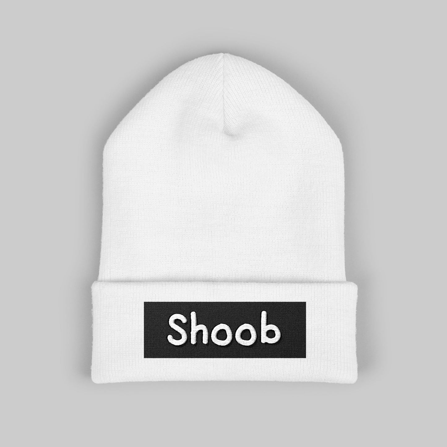 Embroidered Cuffed Shoob Beanie