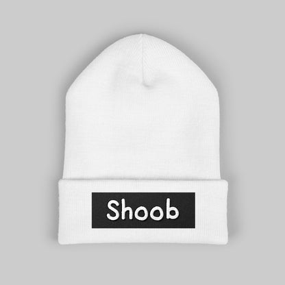 Embroidered Cuffed Shoob Beanie