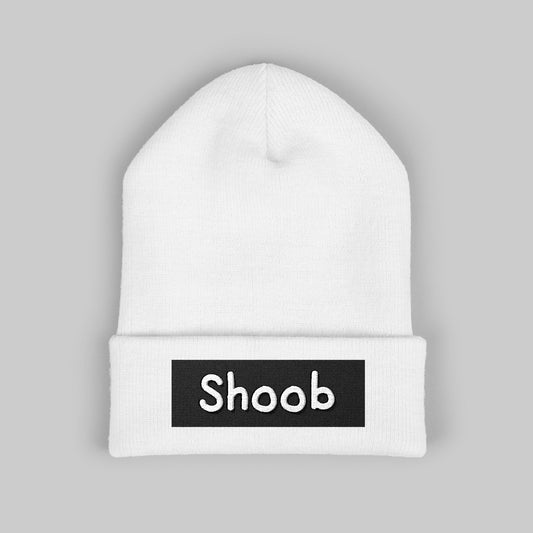 Embroidered Cuffed Shoob Beanie