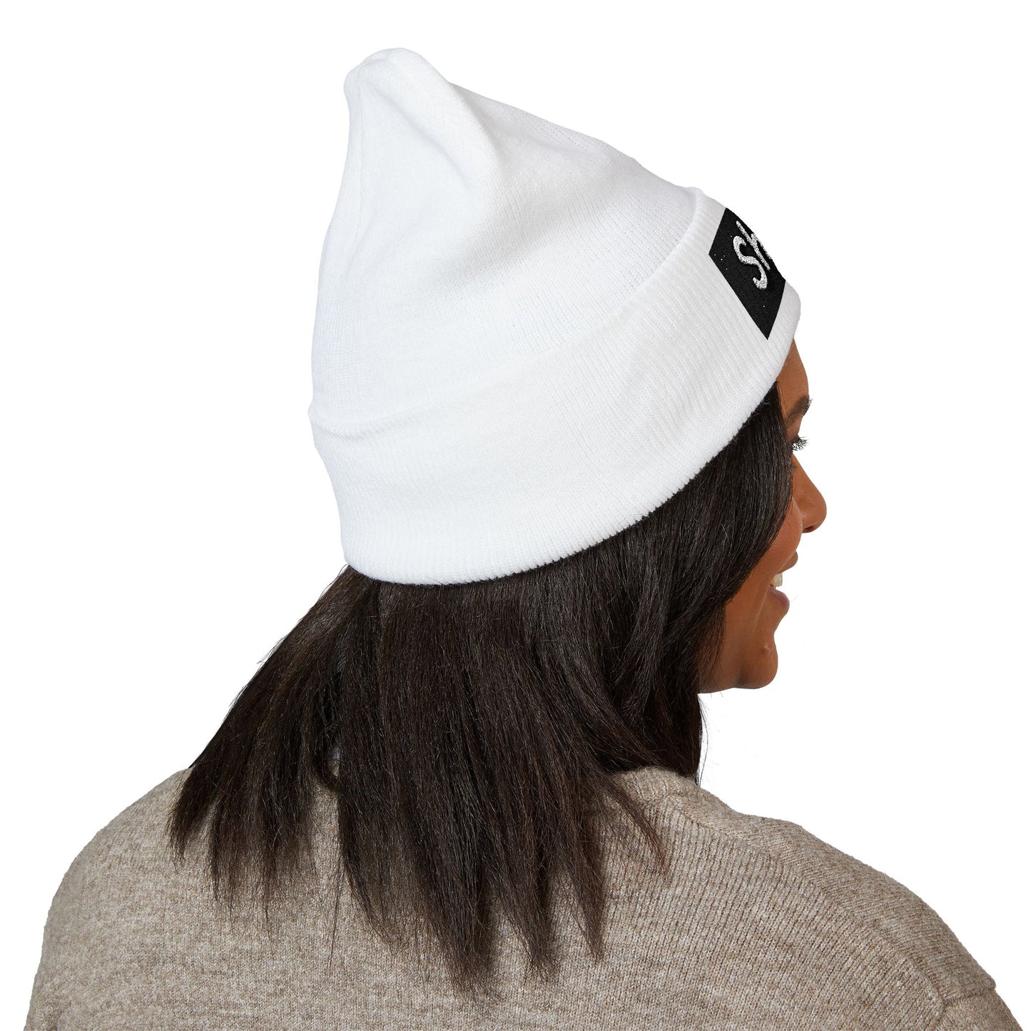 Embroidered Cuffed Shoob Beanie