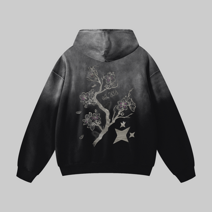 Sakura Shoob Hoodie - Heavyweight Sunfade Oversized