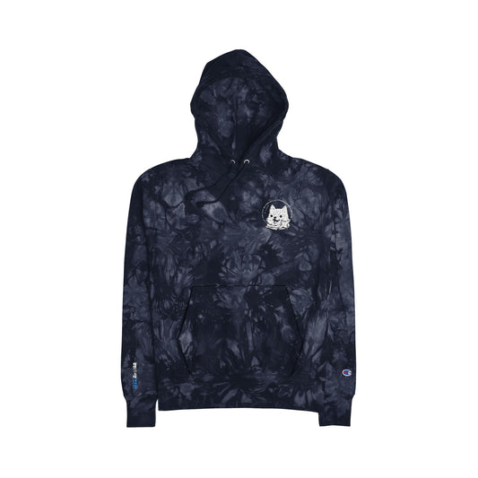 Unisex Tie-Dye Hoodie w/ Embroidered Shoob Shuriken Logo Design